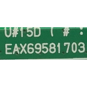 MAIN PARA SMART TV LG 4K RESOLUCION (3840 x 2160) / NUMERO DE PARTE EBU66350707 / EAX69581703 / XU23J6A47M / 2C1L015X-0003 / MODELO 43UP770PSB